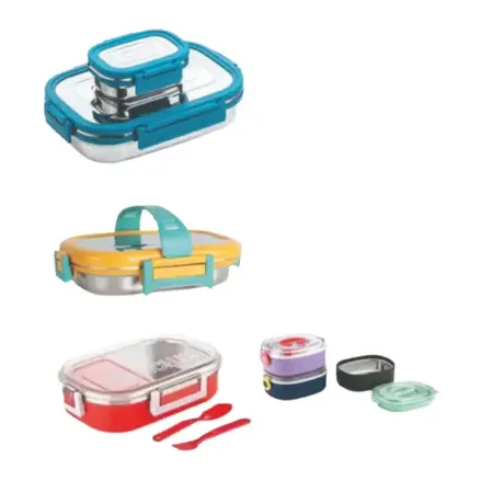Steel Tiffin with Handle
