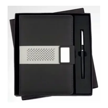 2-in-1 Emboss Magnet Diary Set