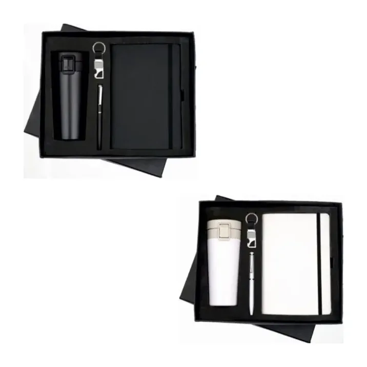4-in-1 Flip Cup Keychain Elastic Diary Set