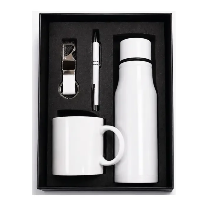 1 Bottle Cup Pen Keychain Set