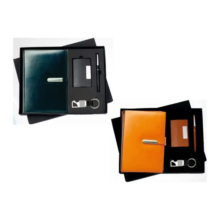 4-in-1 Cardholder Slim Magnet Diary Set