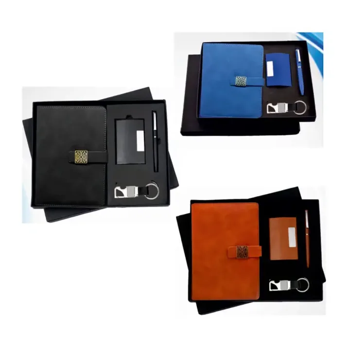 4-in-1 Cardholder Jari Magnet Diary Set