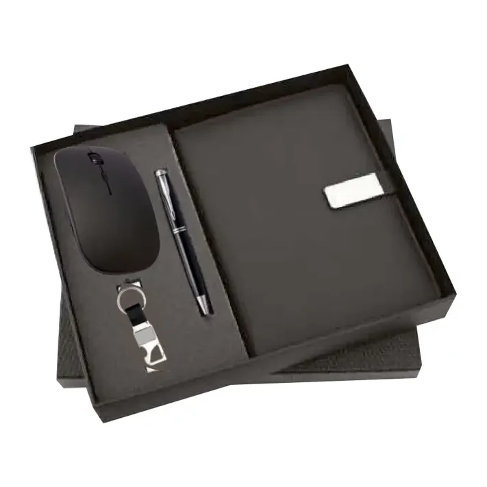 4-in-1 Magnet Diary Keychain Mouse Pen Set