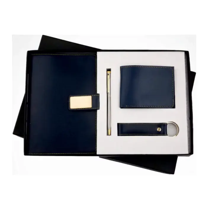4-in-1 Magnet Diary Keychain Purse Pen Set