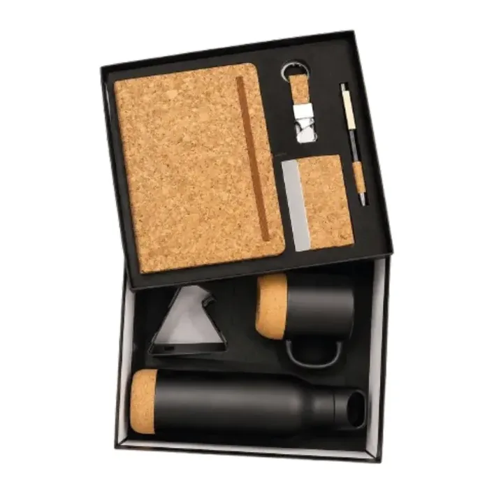 6-in-1 Crock Diary Bottle Cup Cardholder Pen Keychain Set
