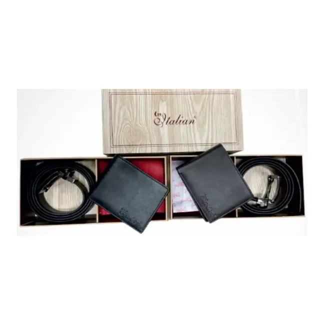 MDF Box Purse Belt Set